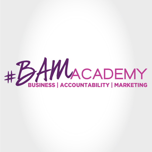 BAM Academy Logo- Coach with Amanda